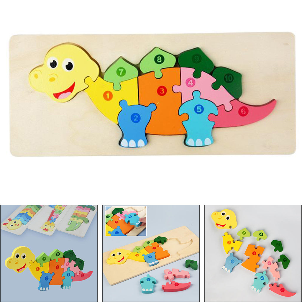Puzzle en bois amusant et éducatif pour enfants