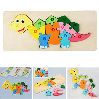 Puzzle en bois amusant et éducatif pour enfants
