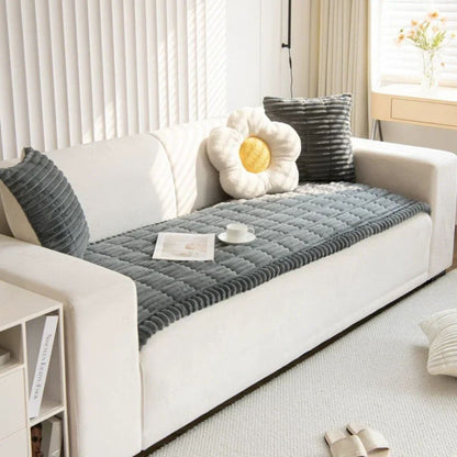 Soft Fleece Sofa Cover Protector