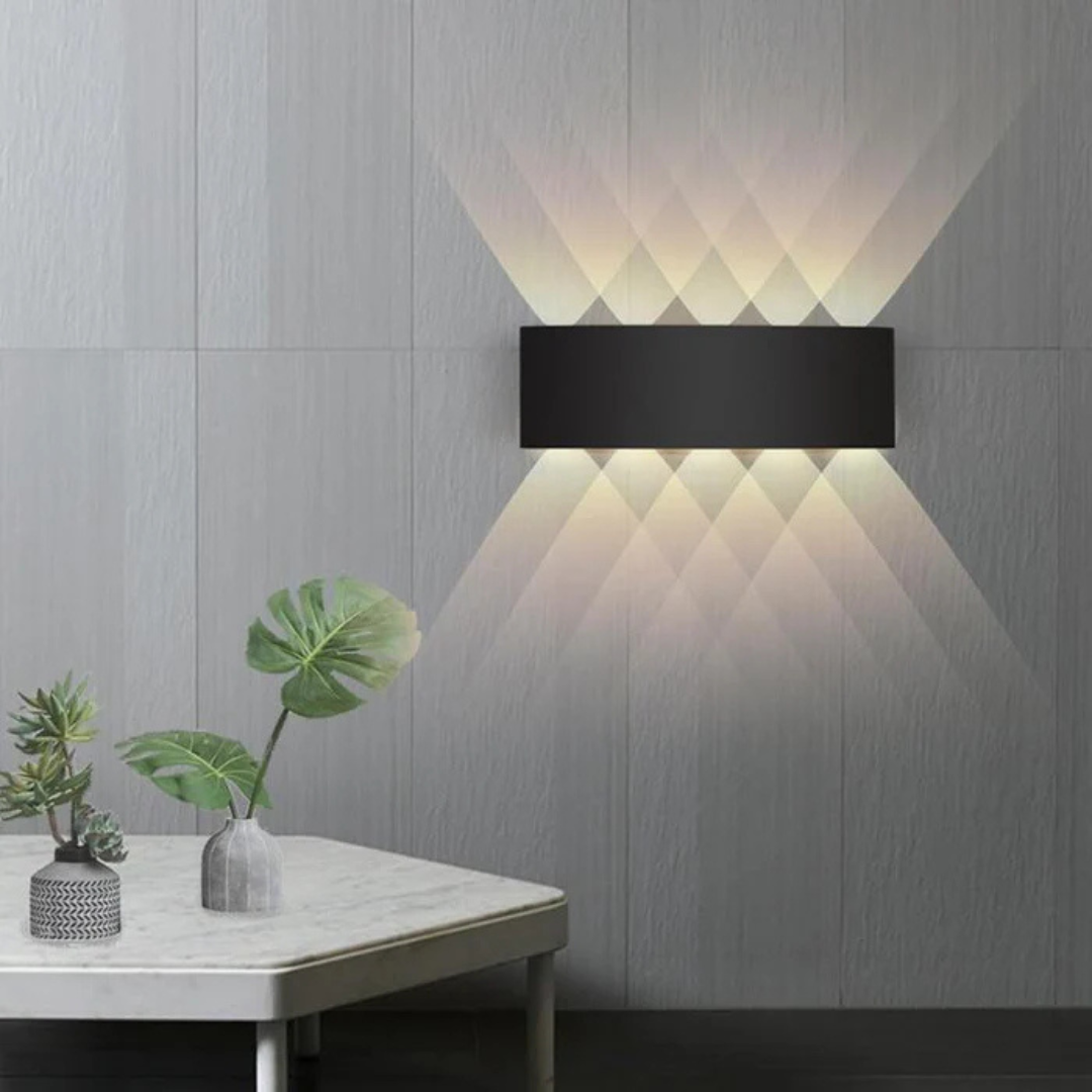 Applique murale extérieure à LED lumineuse