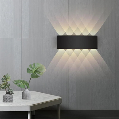 Applique murale extérieure à LED lumineuse