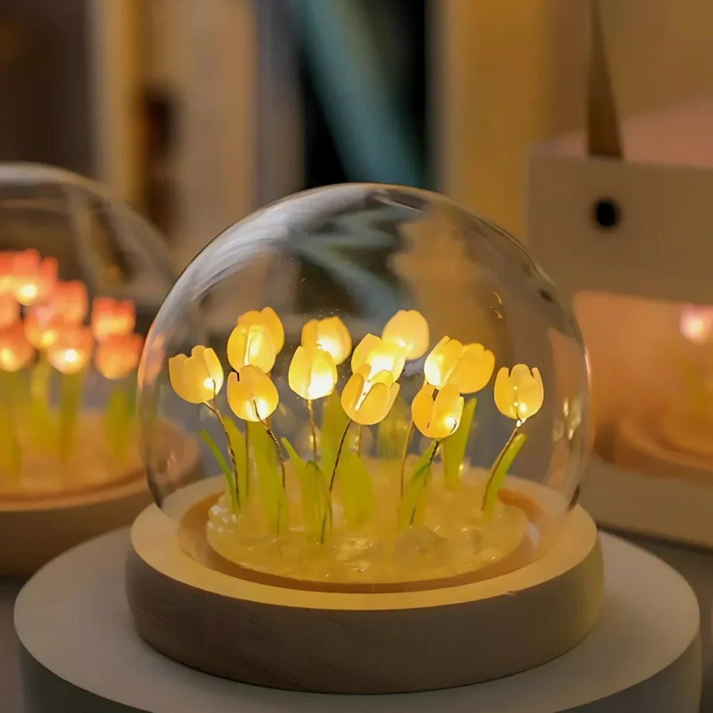 Lampe tulipe florale magnifique