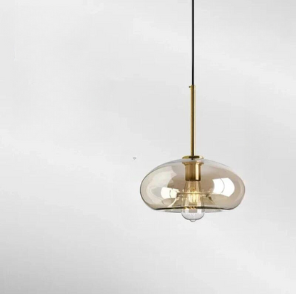 Lampe pendante en verre de style scandinave simple