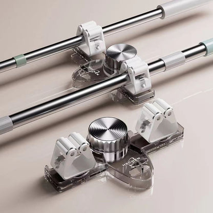 Crochet de rangement mural pour balai et serpillière 