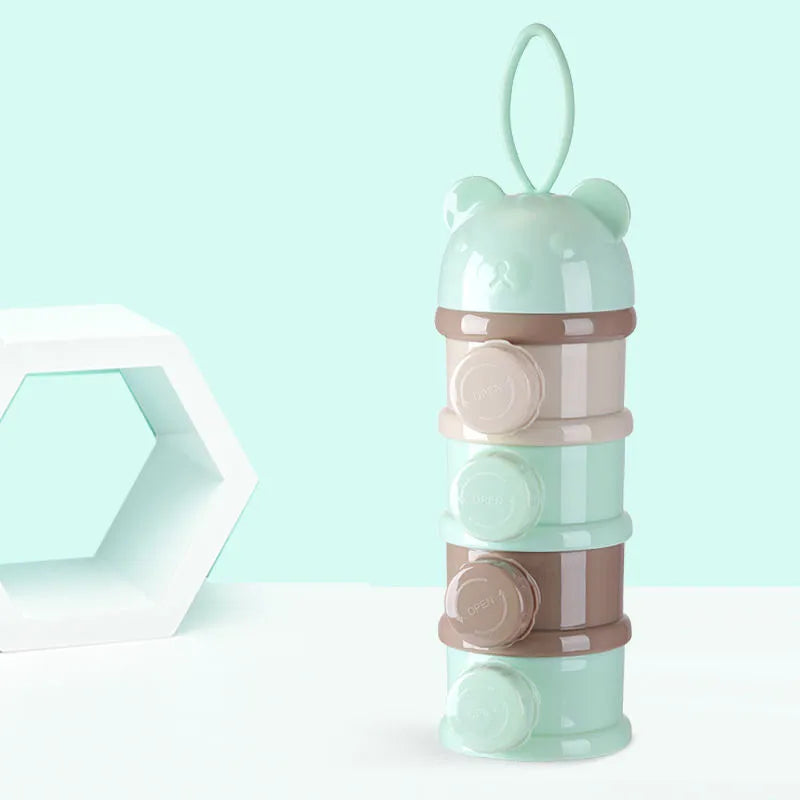 Baby Food Storage Container - Compact Milk Powder Dispenser - Halri