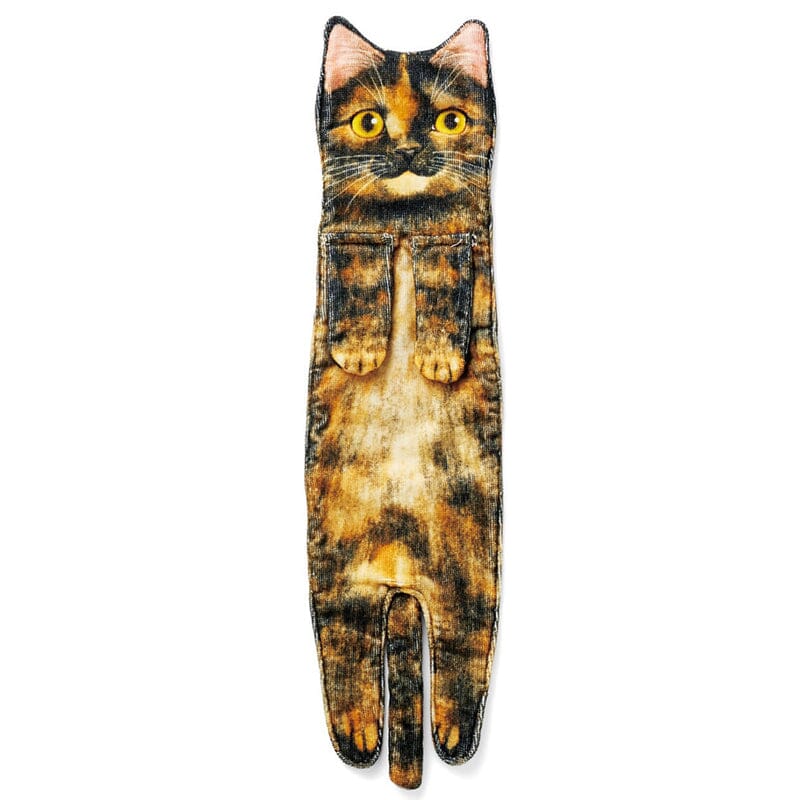 Adorable serviette de plage à motif chaton