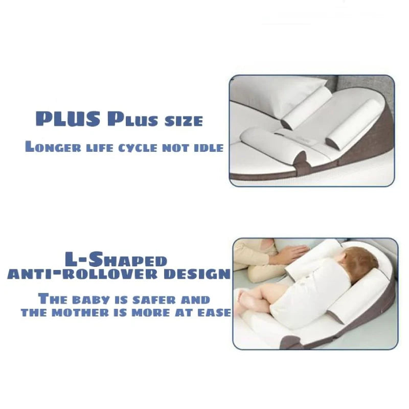 Soft Baby Sleep Wedge Pillow for Newborn Reflux Support