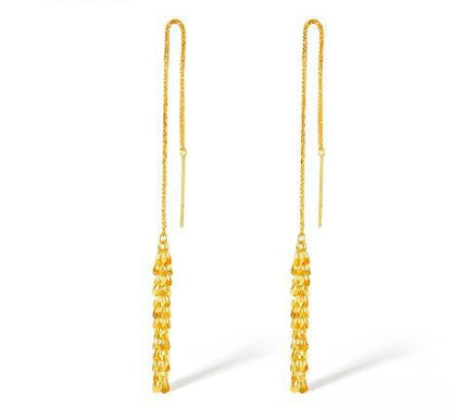 Beautiful Beaded Dangle Drop Earrings - Halri