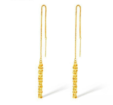Beautiful Beaded Dangle Drop Earrings - Halri