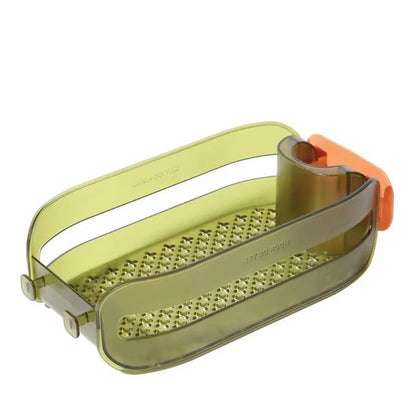 Organisateur de porte-éponges et panier de rangement pour évier, gain de place