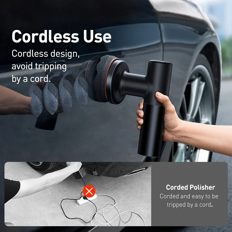 Wireless Twin Action Auto Buffer Polisher