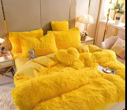 Housse de couette douce et haut de gamme avec fermeture éclair et attaches