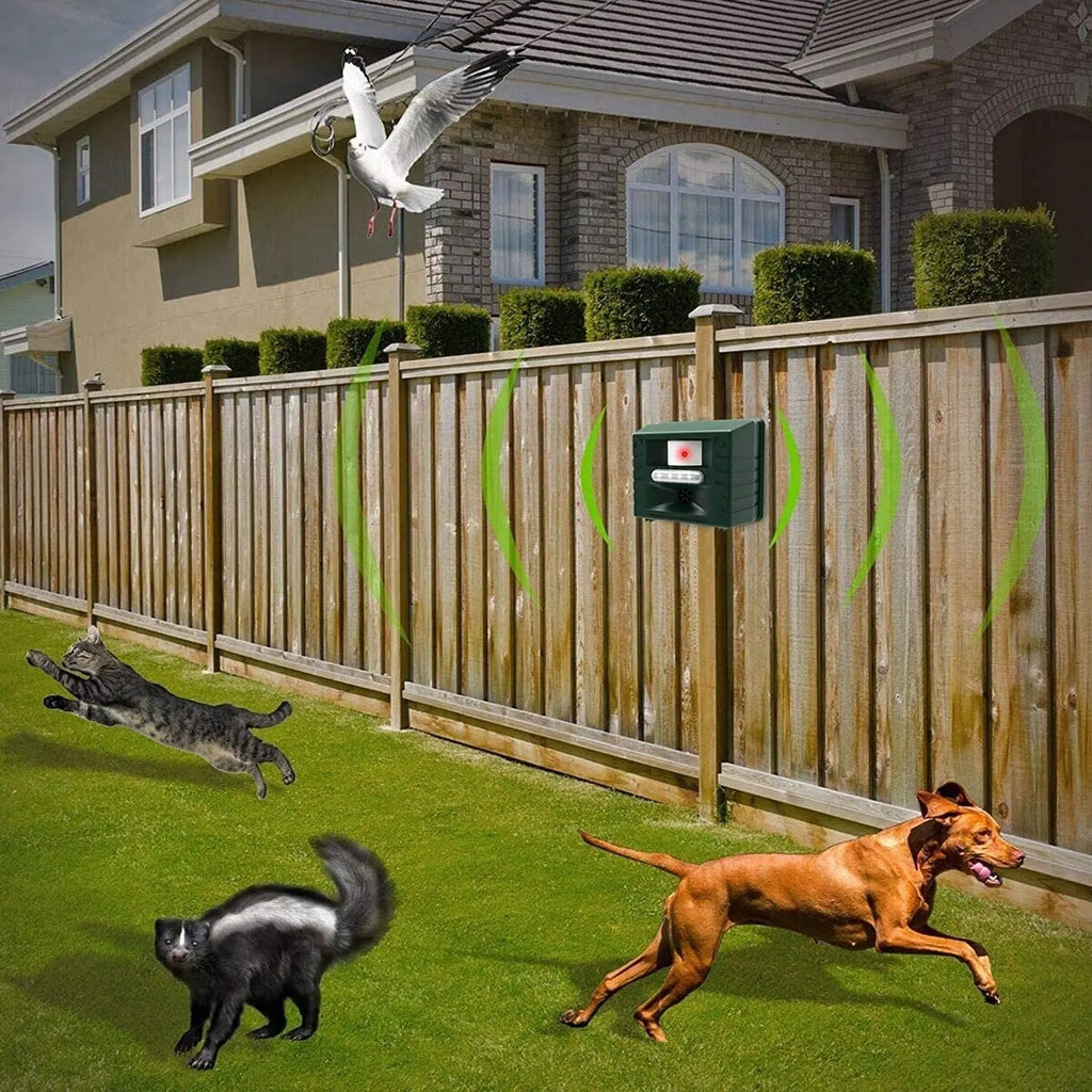 Outdoor Bird Repellent with Flashing Light