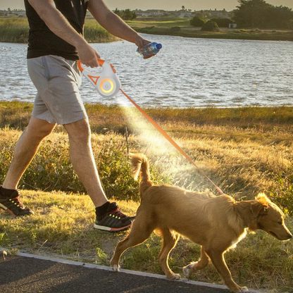 Adjustable Pet Leash with LED Flashlight
