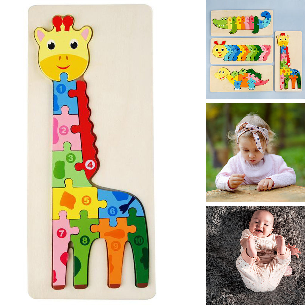 Fun Wooden Learning Puzzle for Kids - Halri