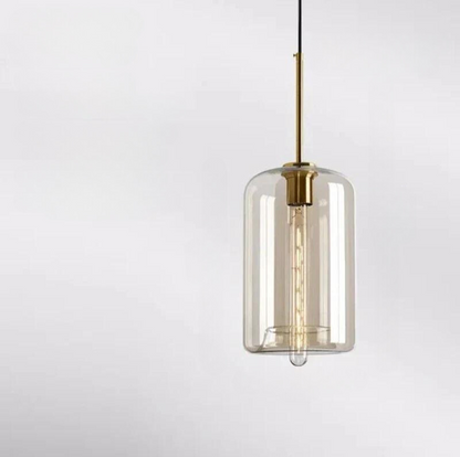 Lampe pendante en verre de style scandinave simple