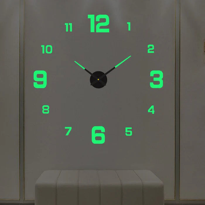 Quiet Modern Wall Clock Analog Home Decoration