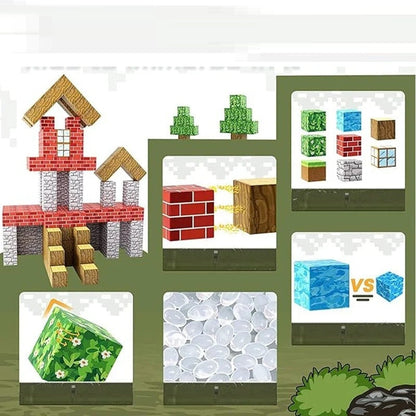 Vibrant Magnetic Construction Blocks for Children