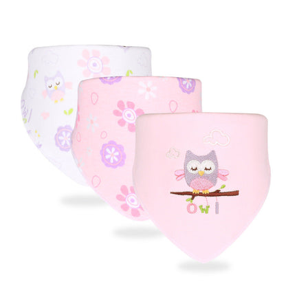 Adorable ensemble bavoir-écharpe pour bébé - Bavoirs doux aux imprimés amusants