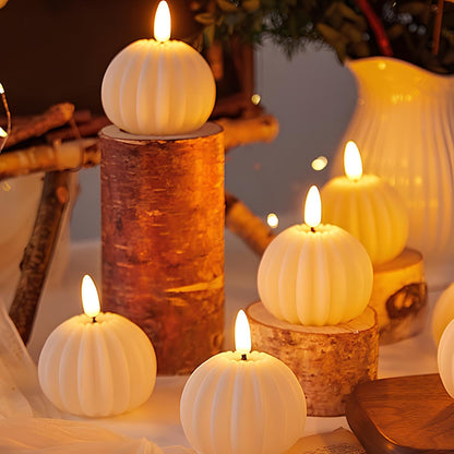 Warm LED Flickering Candle Set - Halri