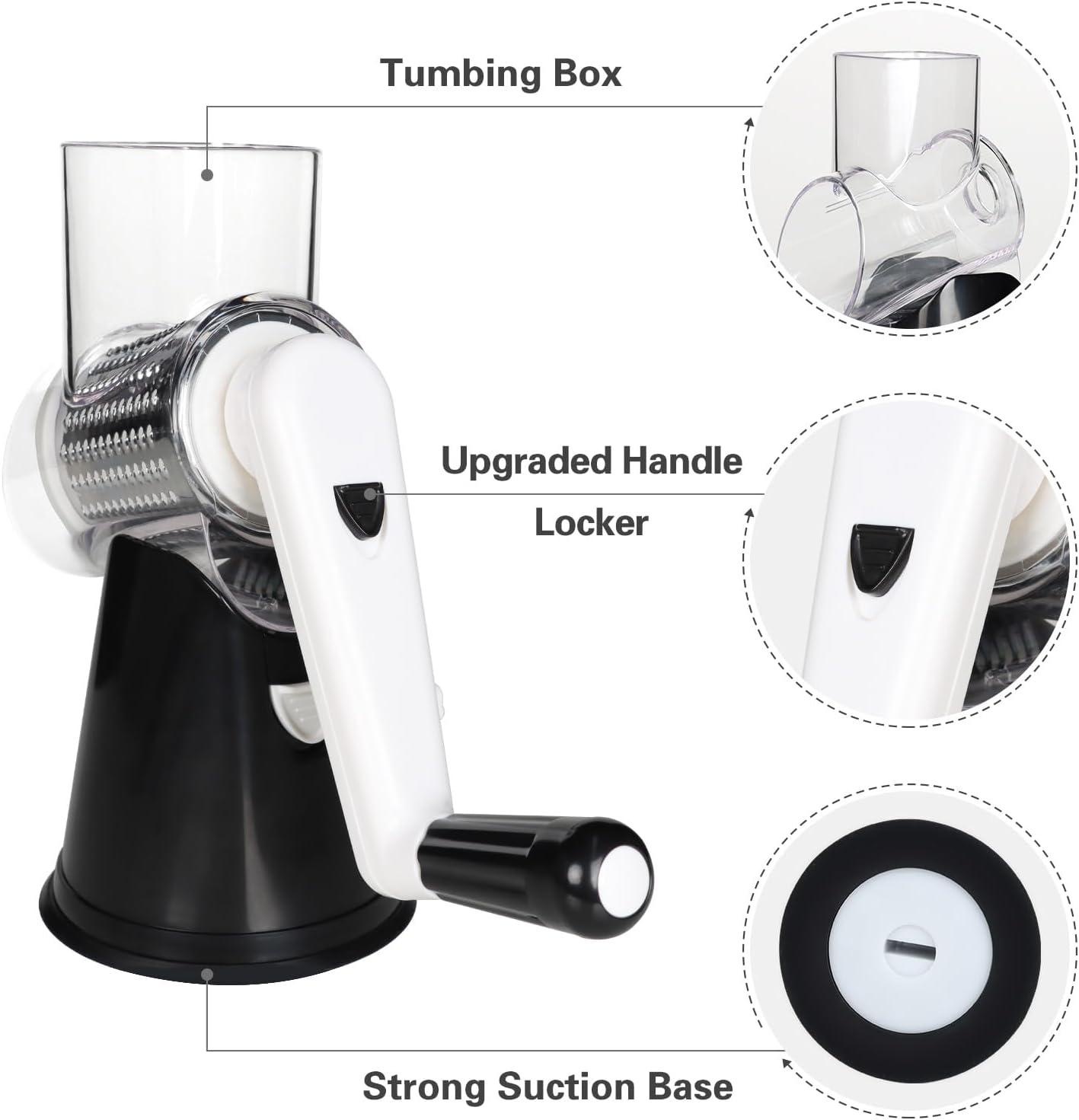 Easy Manual Cheese Veg Grater Box