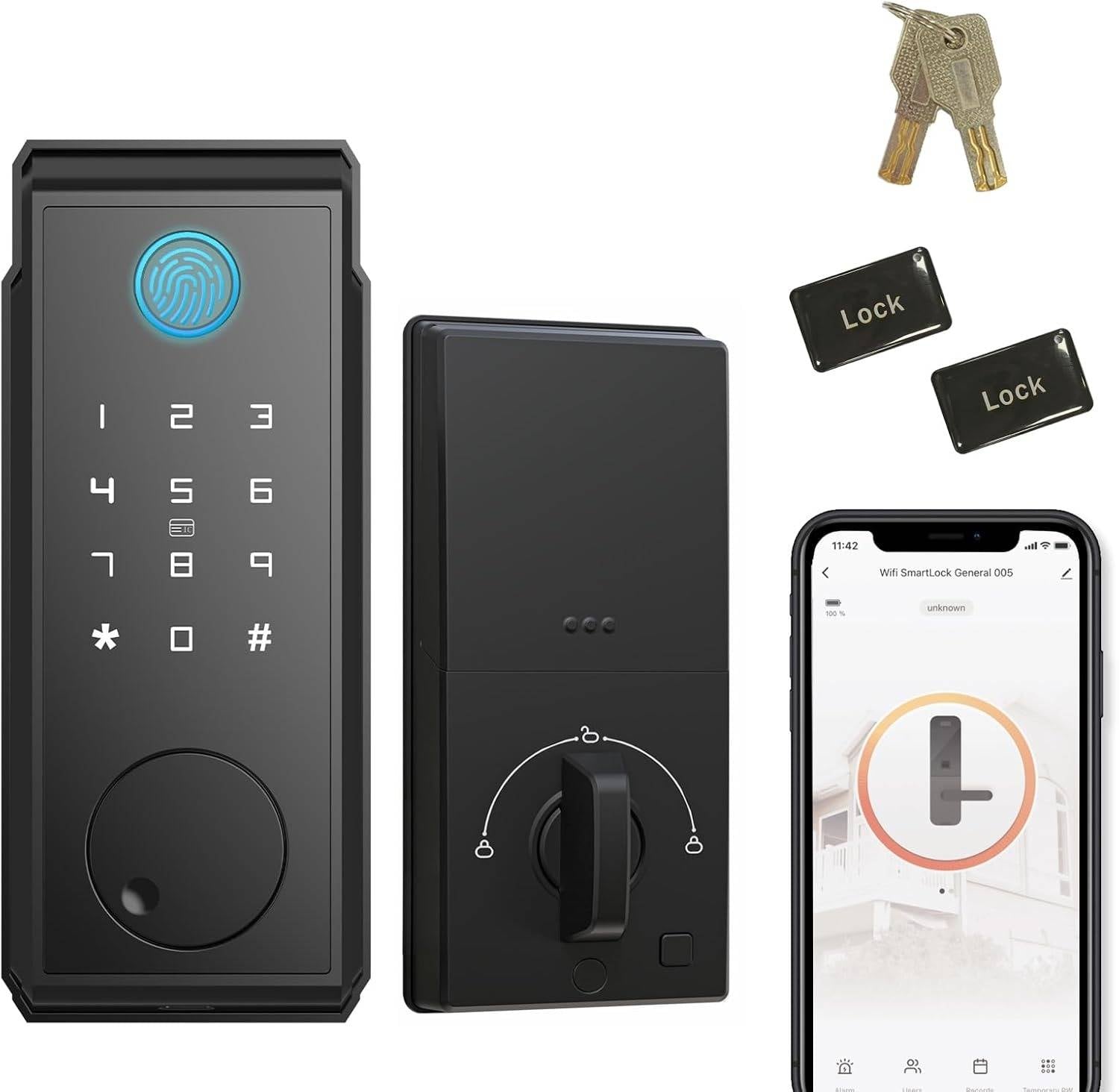 Electronic Touchscreen Home Door Lock - Halri