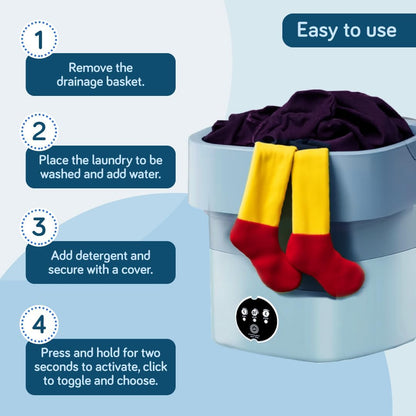 Compact Mini Laundry Washer