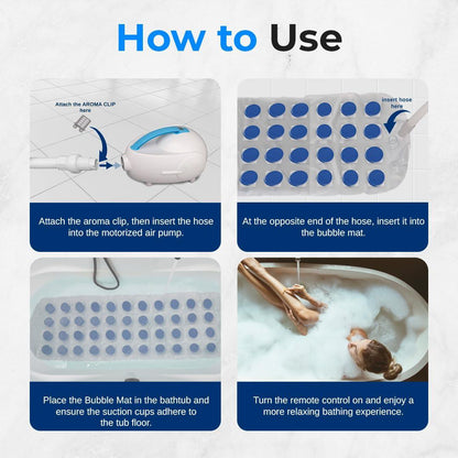 Relaxing Bath Massage Non Slip Mat Pad