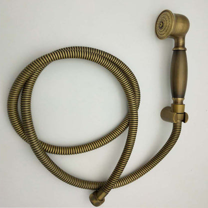 Classic Gold Showerhead with Handle
