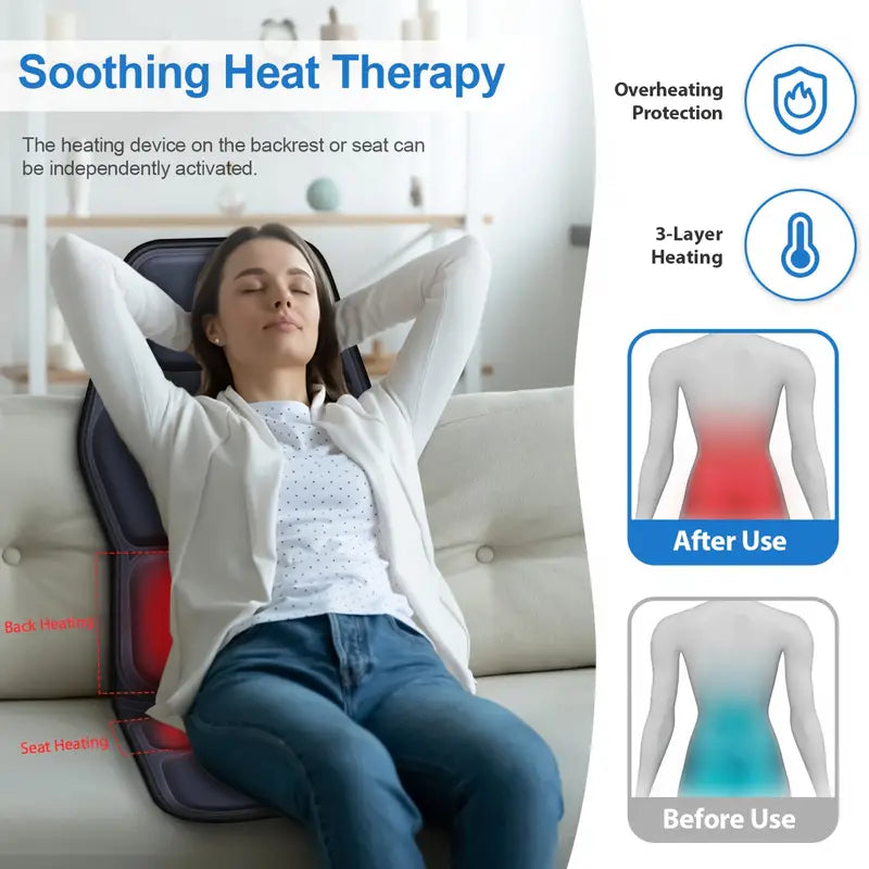Relaxing Back Massager With Warmth