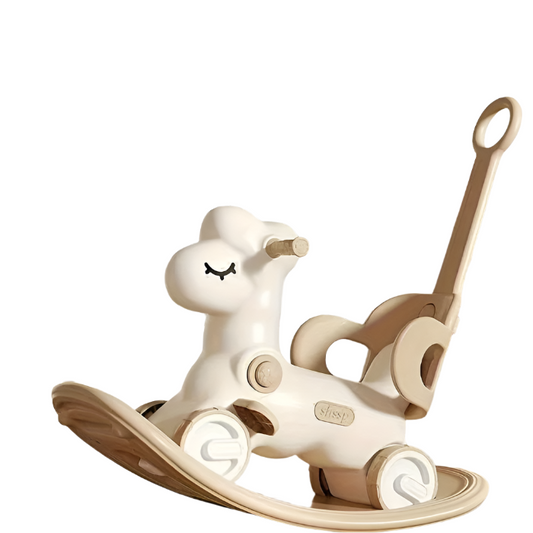 2-in-1 Baby Rocking Horse Balance Bike - Fun Safe Rider - Halri