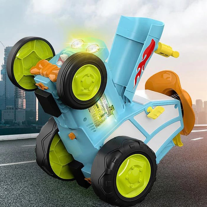 Voiture télécommandée miniature amusante avec musique et lumières