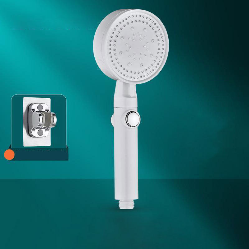 Ensemble de pommeau de douche moderne en plastique à fixation murale