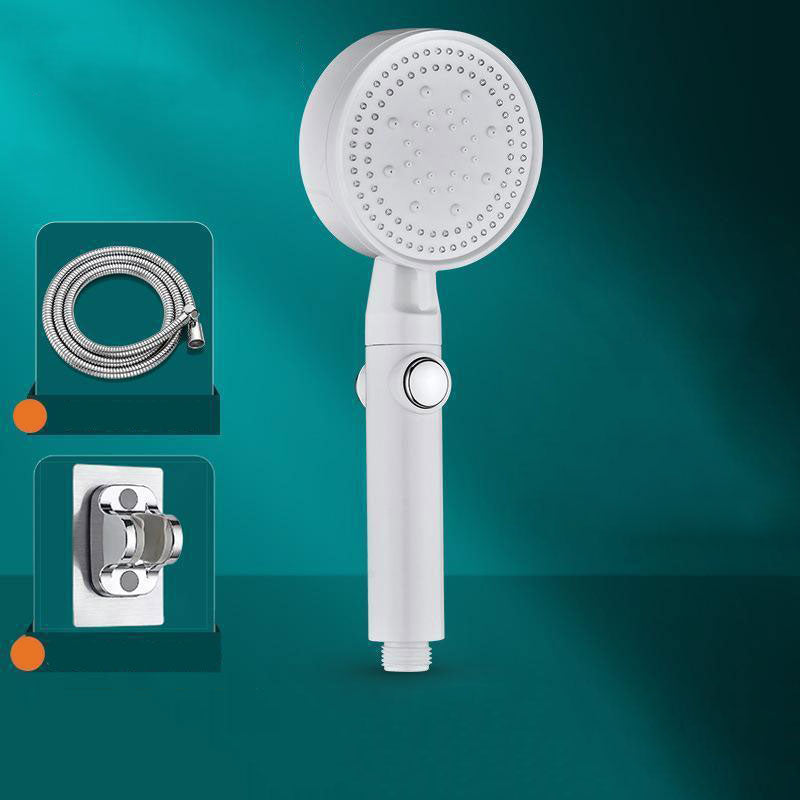 Ensemble de pommeau de douche moderne en plastique à fixation murale