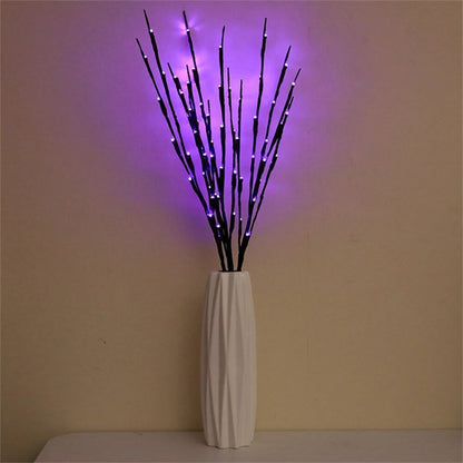Lampe de table en saule à douce lueur