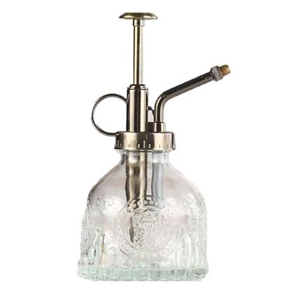 Flacon vaporisateur en verre style rétro