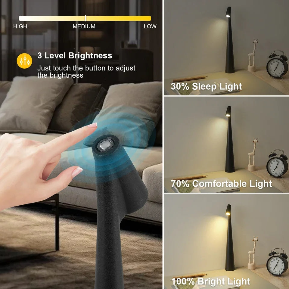 Adjustable Color Table Lamp with Touch Dimmer
