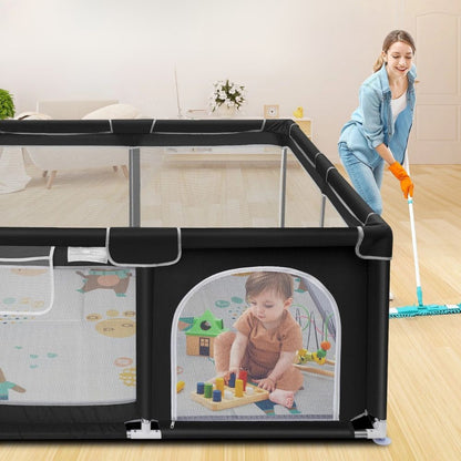 Spacious Foldable Baby Play Yard Pen