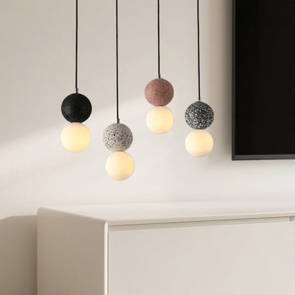 Glarefusion Nordic Modern Simple Terrazzo Chandelier