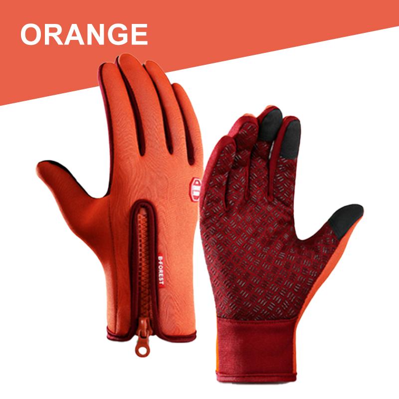 Gants de sports d'hiver, gants de cyclisme thermiques isolés