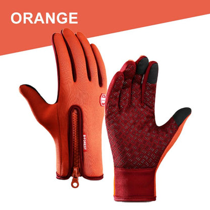 Gants de sports d'hiver, gants de cyclisme thermiques isolés