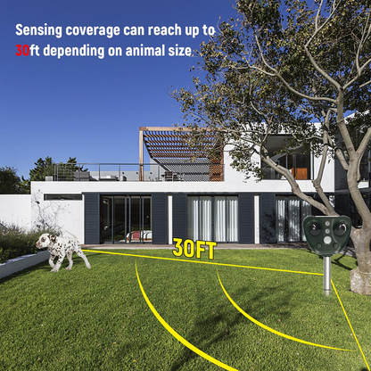 Outdoor Bird Repellent Ultrasonic Pest Control Device