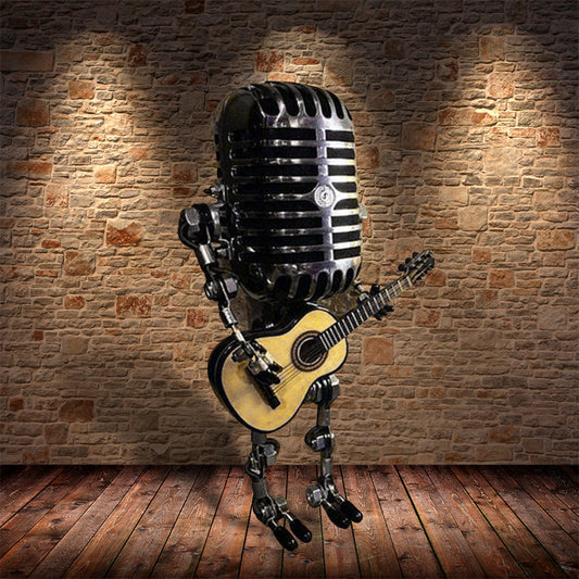 Vintage Style Robot Microphone - Halri