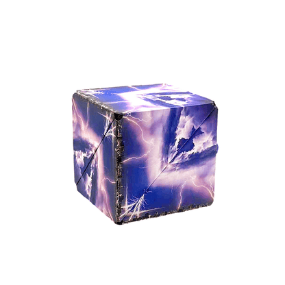 Cube puzzle magnétique coloré