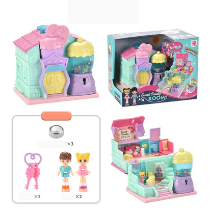 Maisonnette colorée pour enfants avec lumières et sons 