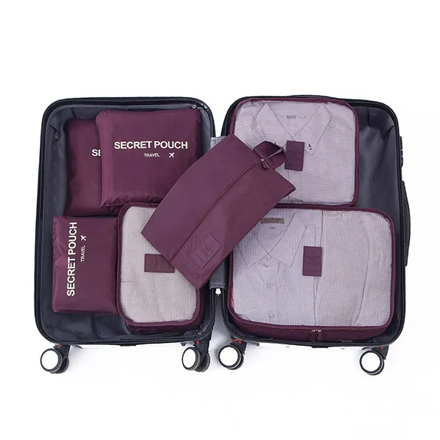 Spacious Travel Storage Bag Set with Extra Compartments