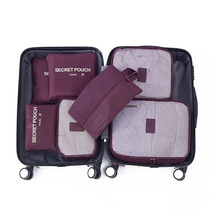 Spacious Travel Storage Bag Set with Extra Compartments