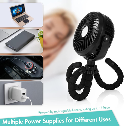 Compact Baby Stroller Fan