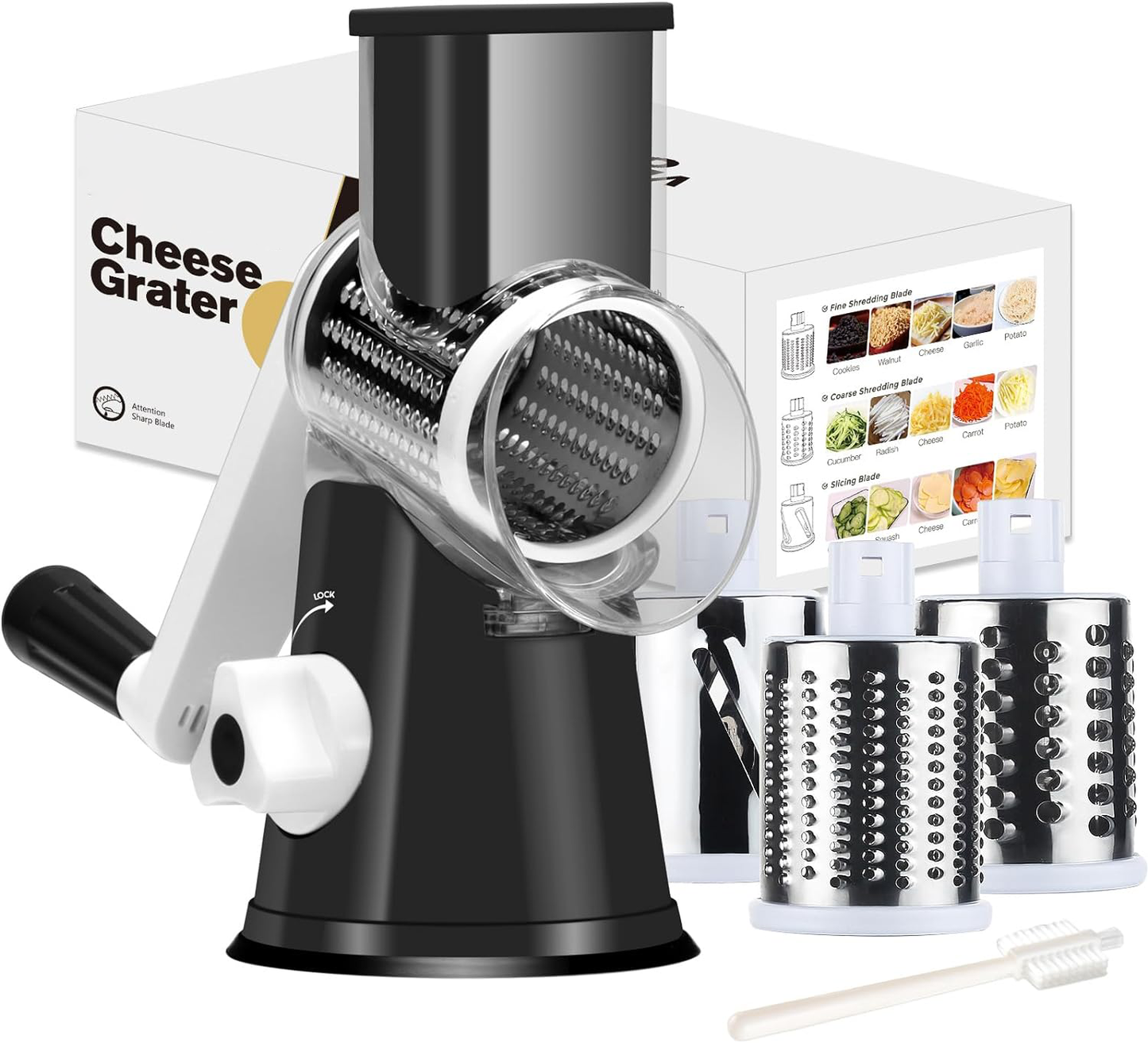 Easy Manual Cheese Veg Grater Box - Halri