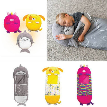 Cozy Kids Sleep Bag with Pillow for Outdoor Fun - Halri